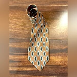 🌿SALE🌿GIORGIO ARMANI Cravatte VTG 100% Pure Silk Print Foulard Tie Dry Clean